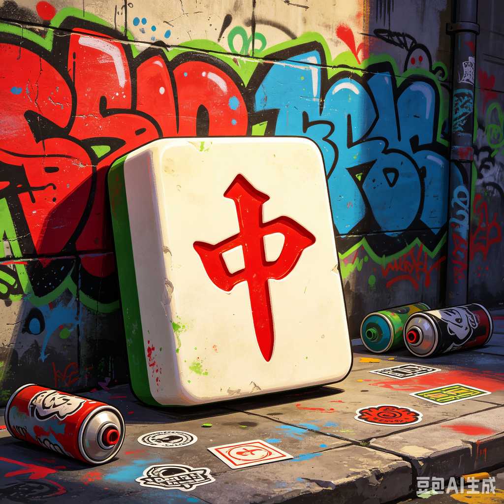 stable print mahjong set